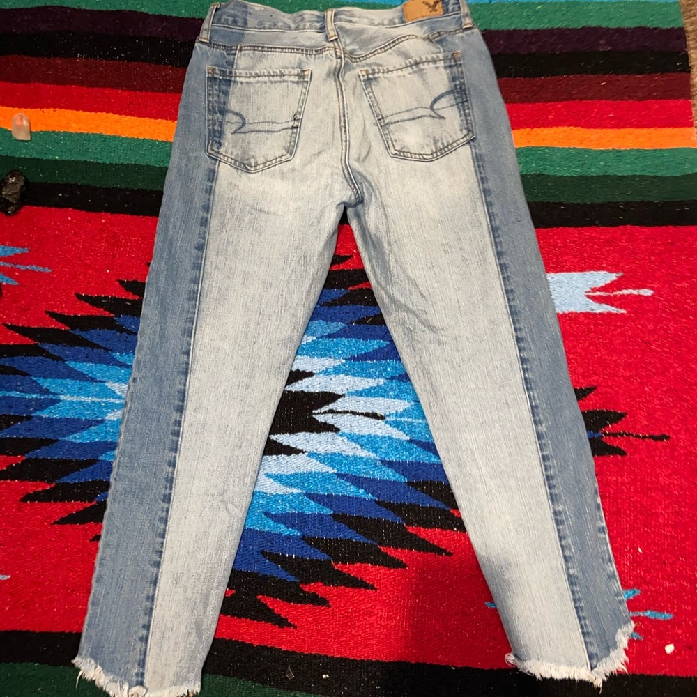 American Eagle Double Denim Capris
